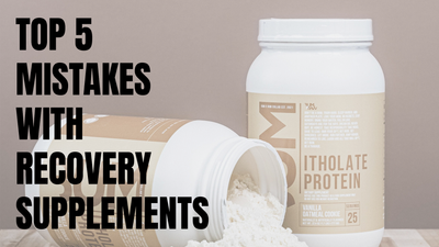 Blog thumbnail for Top 5 Mistakes People Make with Recovery Supplements in Recovery & Performance – Club Bunker