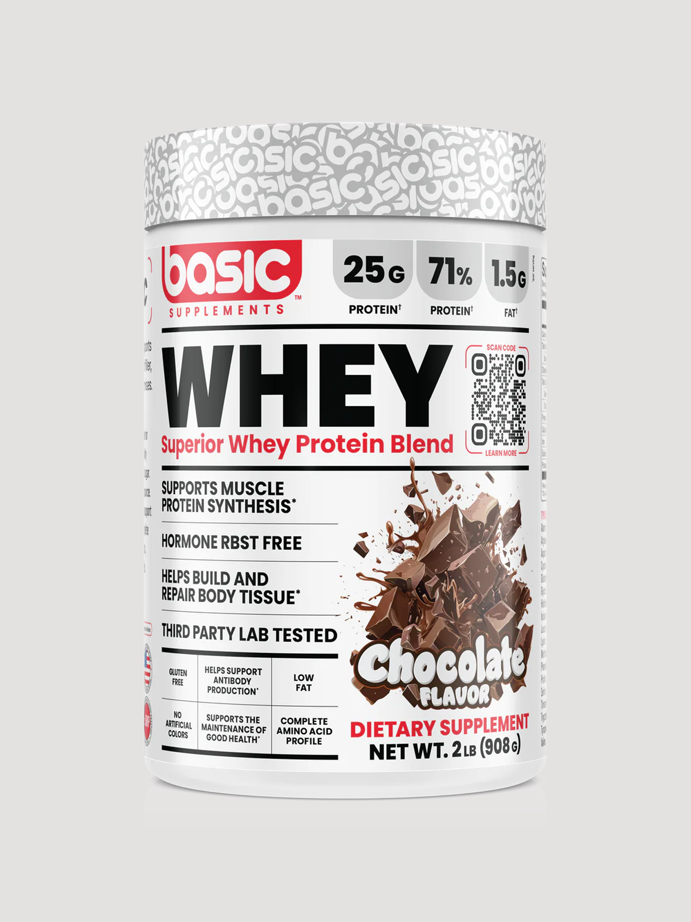 Basic Supplements Whey Protein (2LB)