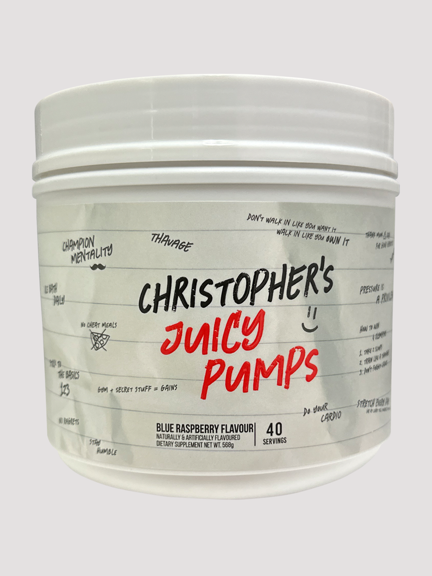 CBUM Raw Nutrition Pump Non-Stim Pre-Workout