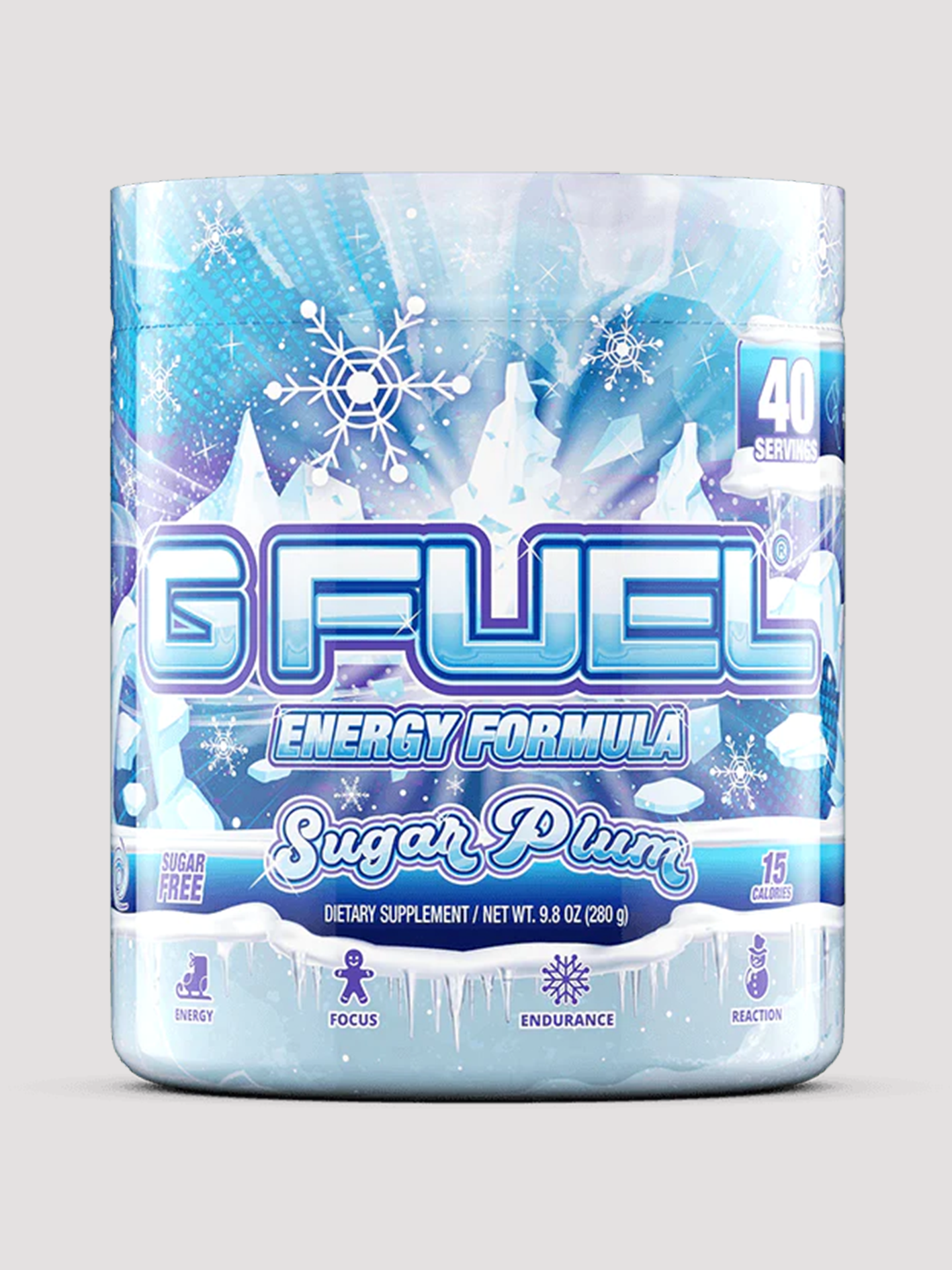 GFuel Energy Formula Powder Tub-Preworkout-G Fuel-Sugar Plum-Club Bunker