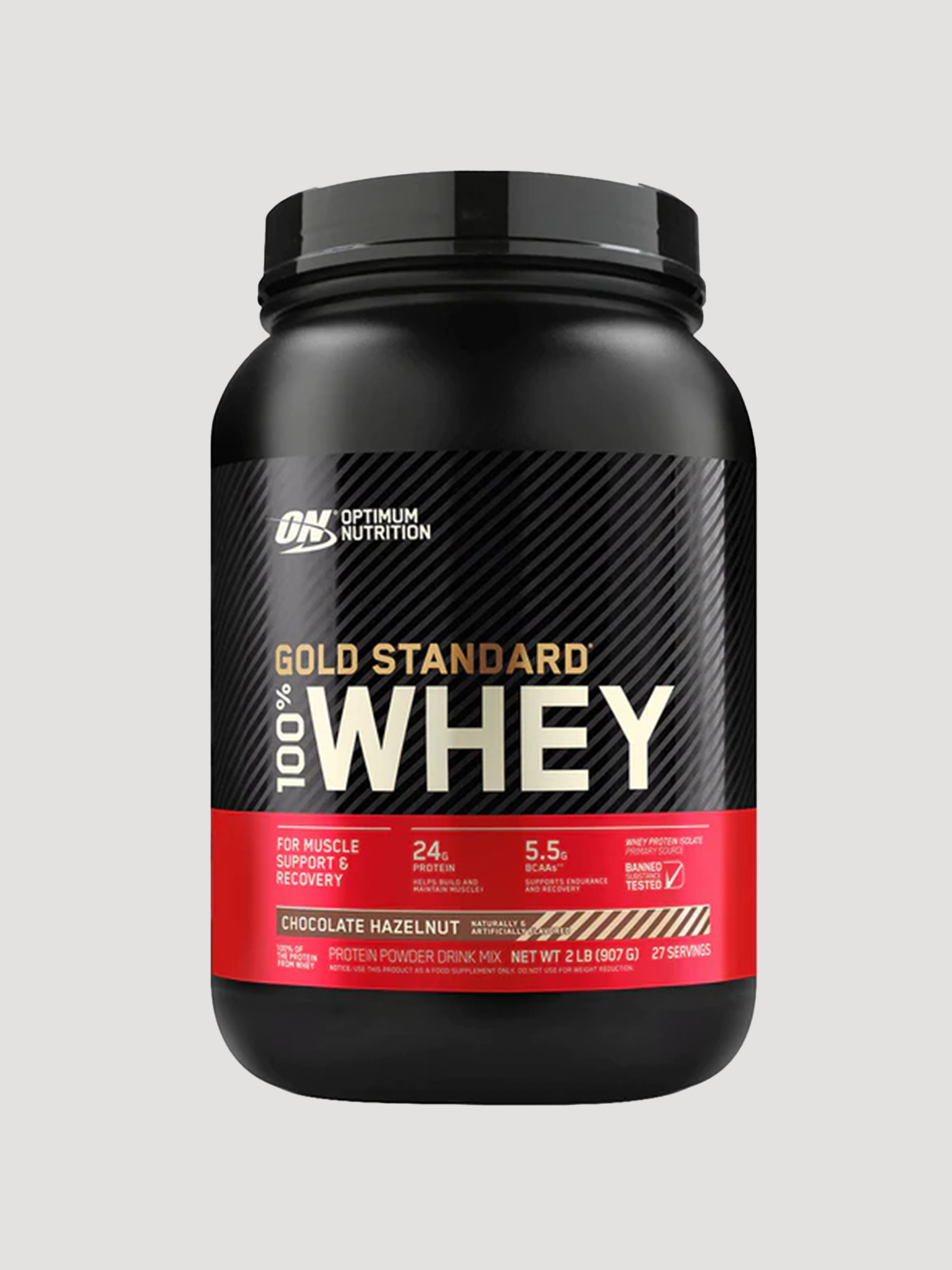 Gold Standard 100% Whey 2lb by Optimum Nutrition-Protein-Optimum Nutrition-Chocolate Hazelnut-Club Bunker