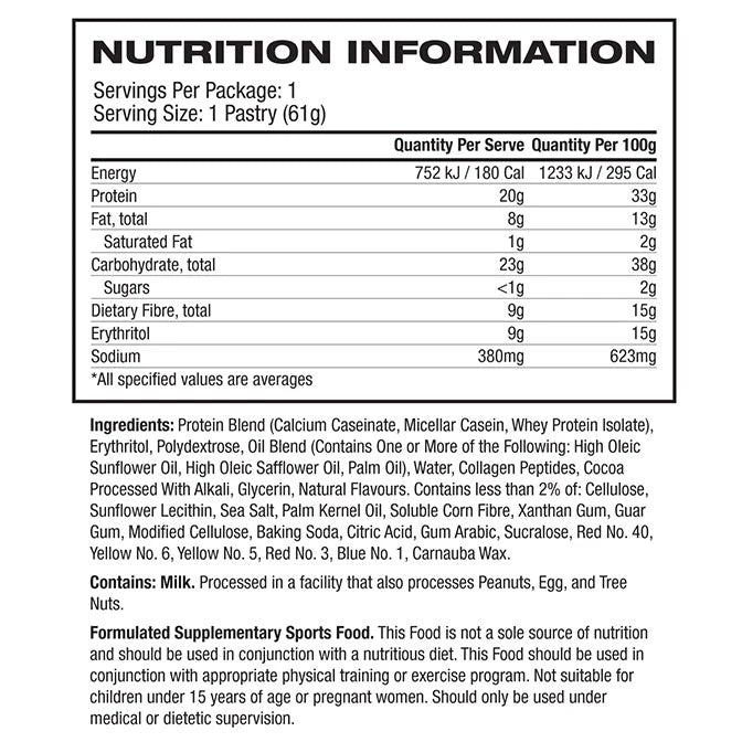 Protein Pastry by Legendary Food (61g) - 10 Pack