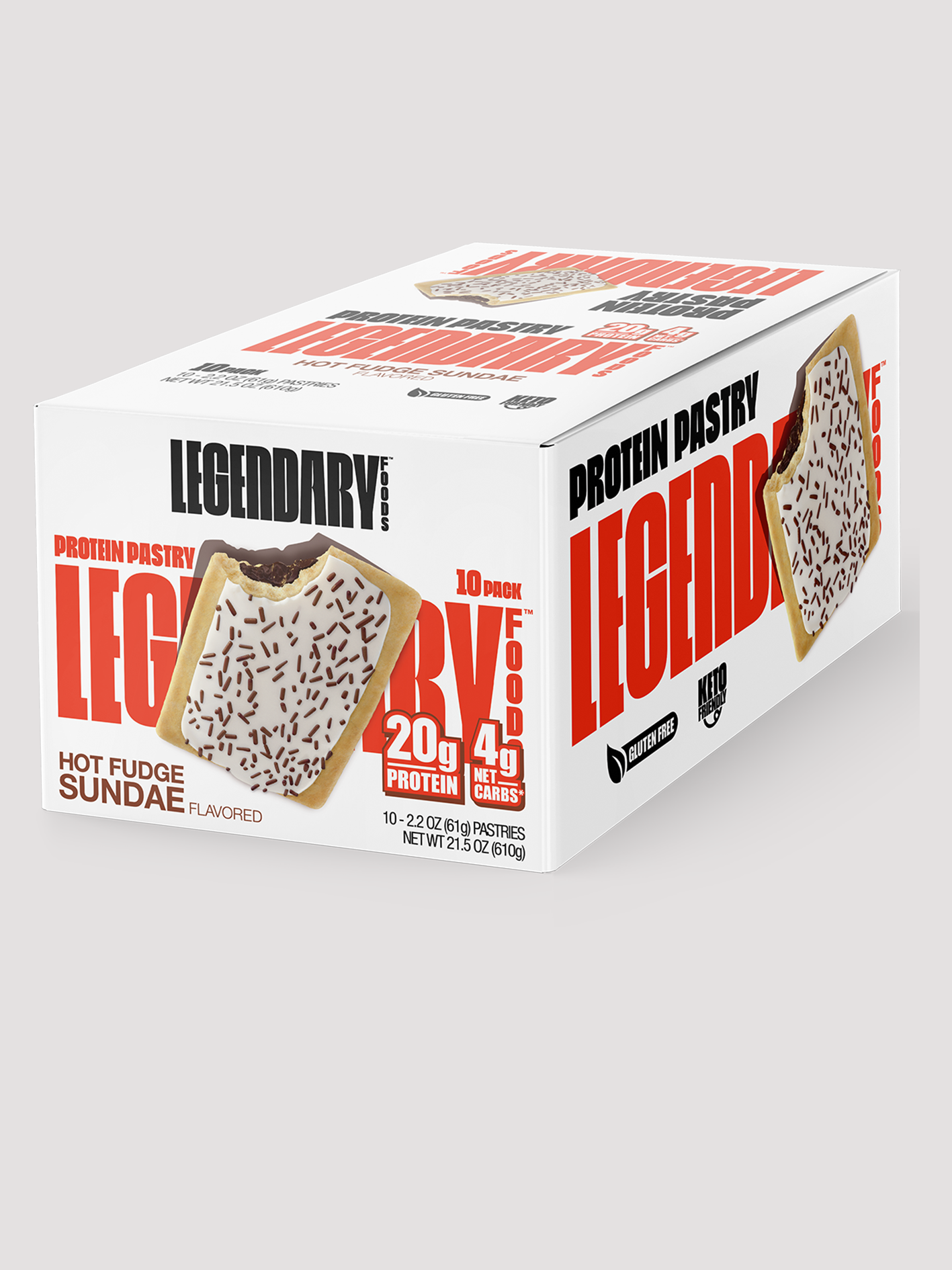 Protein Pastry by Legendary Food (61g) - 10 Pack
