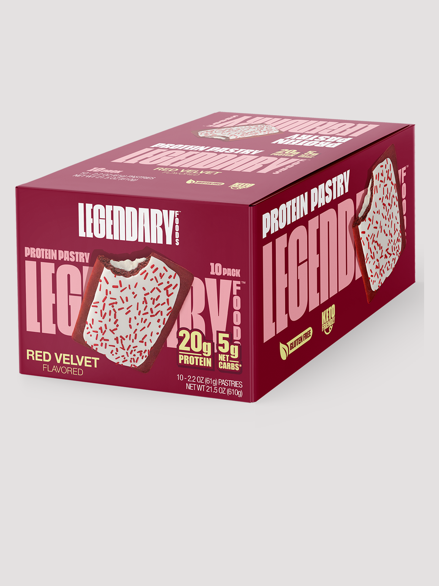 Protein Pastry by Legendary Food (61g) - 10 Pack