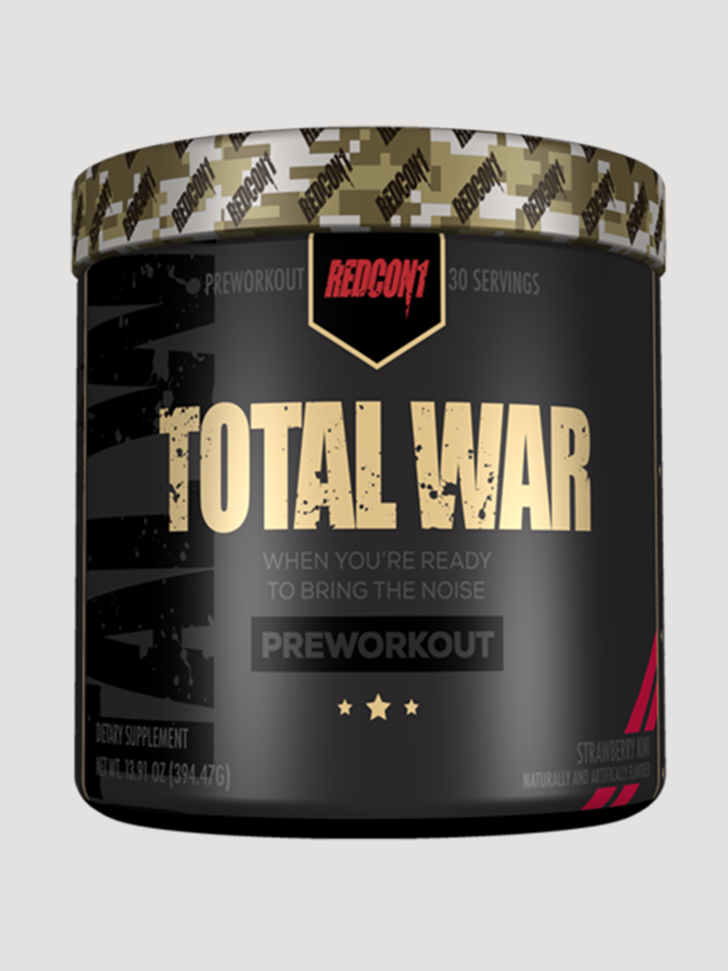 Redcon1 Total War Pre-workout-Preworkout-Redcon1-Strawberry Kiwi-Club Bunker