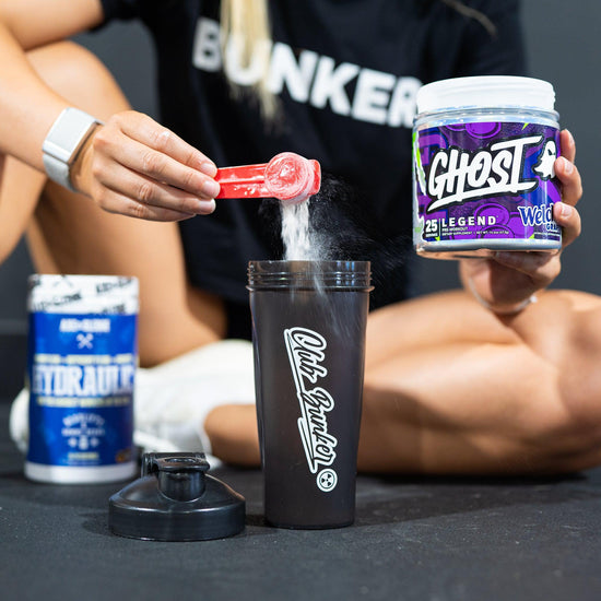 Ghost Lifestyle Legend x Welch's Grape Preworkout, Club Bunker Shaker, Axe and Sledge Hydraulic Non Stim Pre Workout
