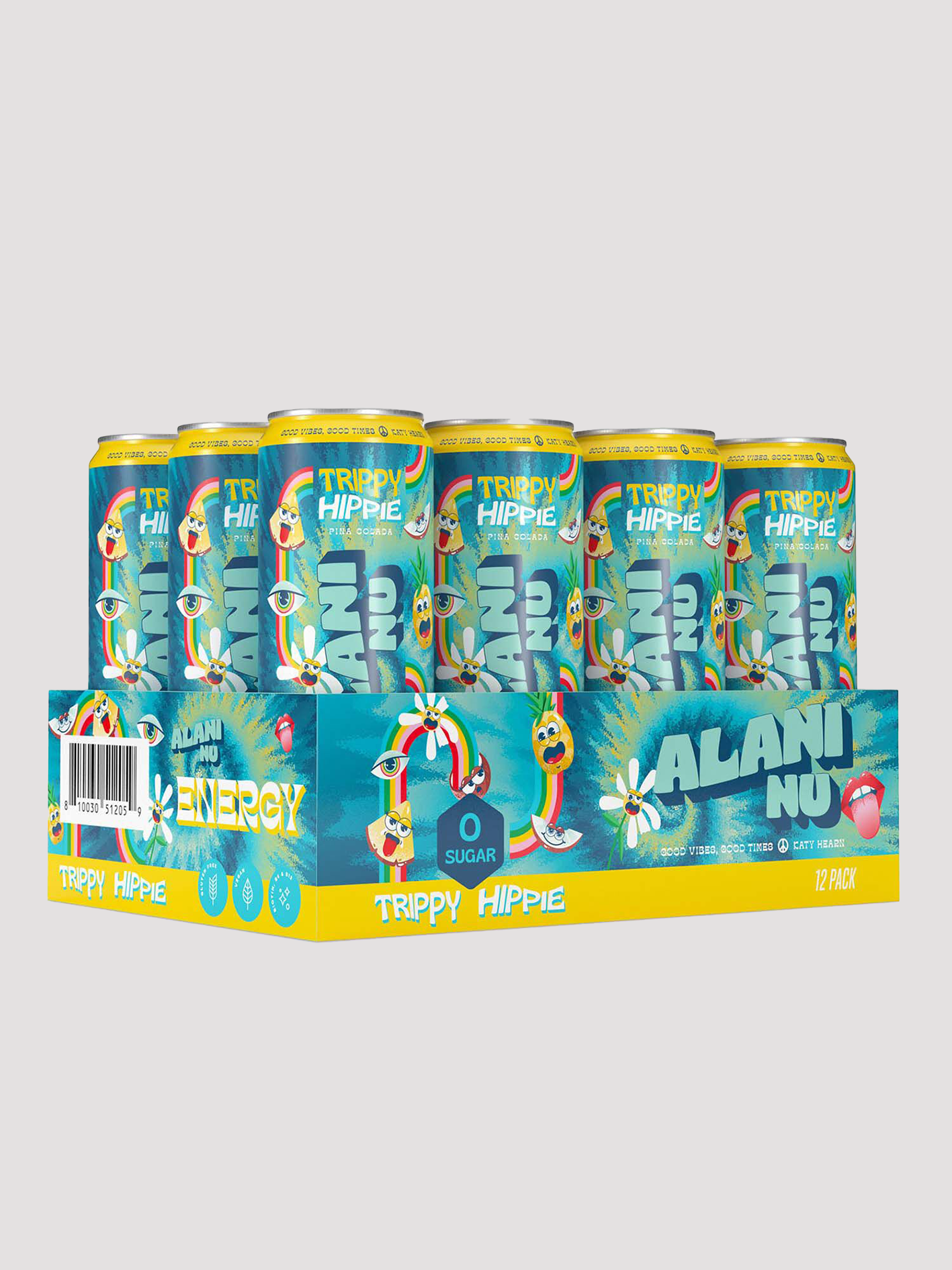Alani Nu Energy 12 Pack-Drinks & RTDs-Alani Nu-Trippy Hippy-Club Bunker