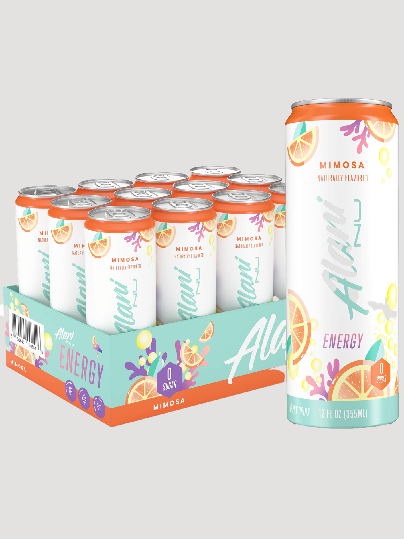 Alani Nu Energy 12 Pack-Drinks & RTDs-Alani Nu-Mimosa-Club Bunker
