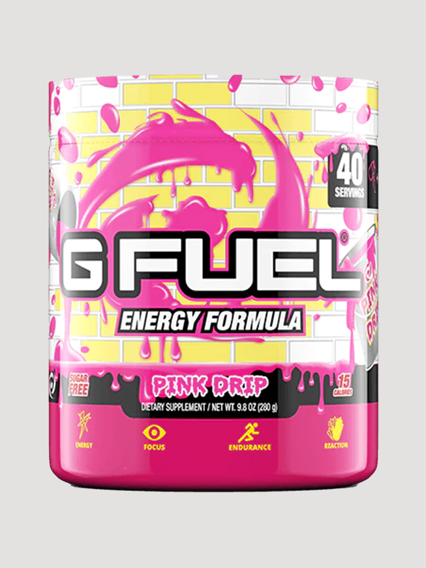 GFuel Energy Formula Powder Tub-Preworkout-G Fuel-Pink Drip-Club Bunker