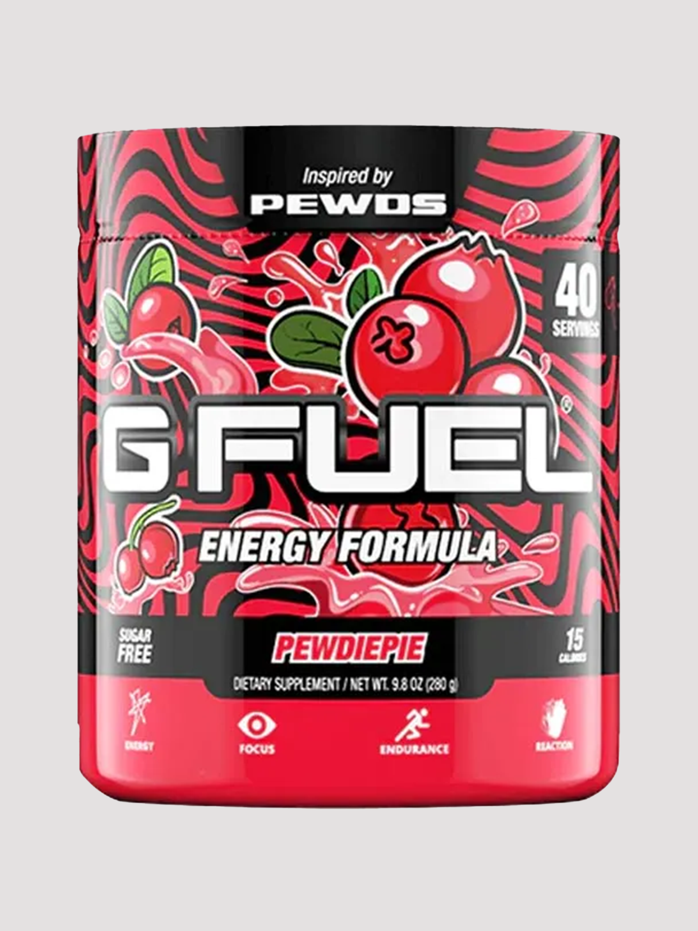 GFuel Energy Formula Powder Tub-Preworkout-G Fuel-Pewdiepie-Club Bunker