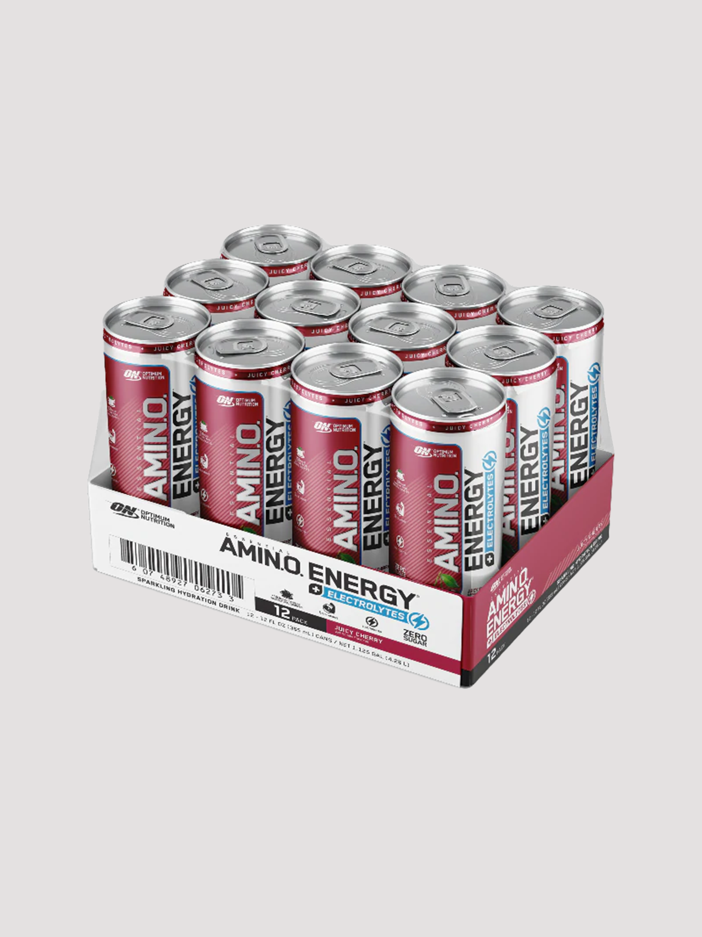 Amino Energy 12 Pack-Drinks & RTDs-Optimum Nutrition-Cherry-Club Bunker