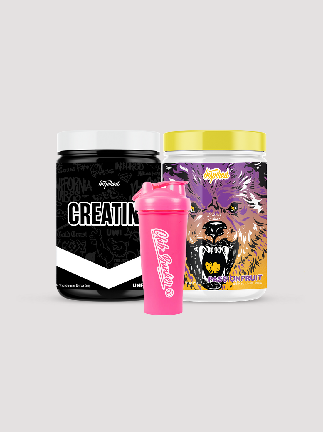 $99 Gym Stack – Inspired Creatine, Pre Workout + Free Shaker