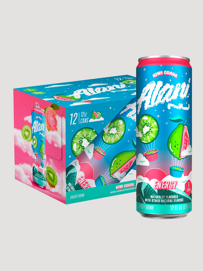 Alani Nu Energy 12 Pack-Drinks &amp; RTDs-Alani Nu-Kiwi Guava-Club Bunker