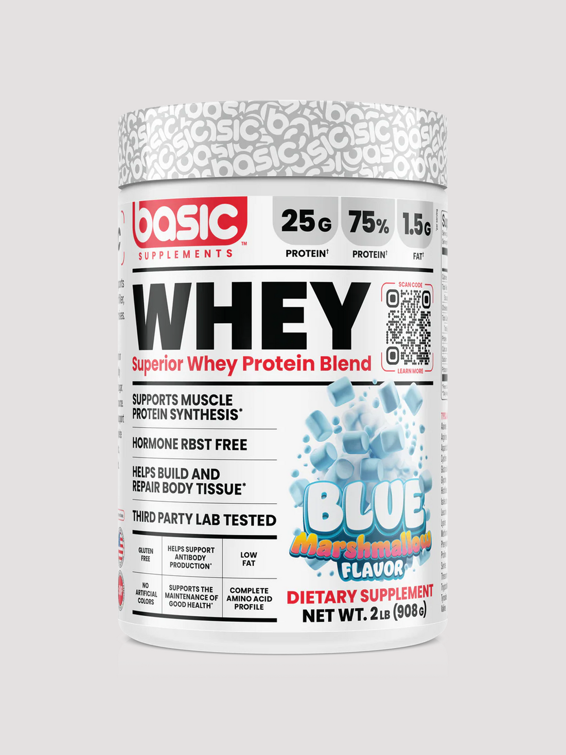 Basic Supplements Whey Protein (2LB)