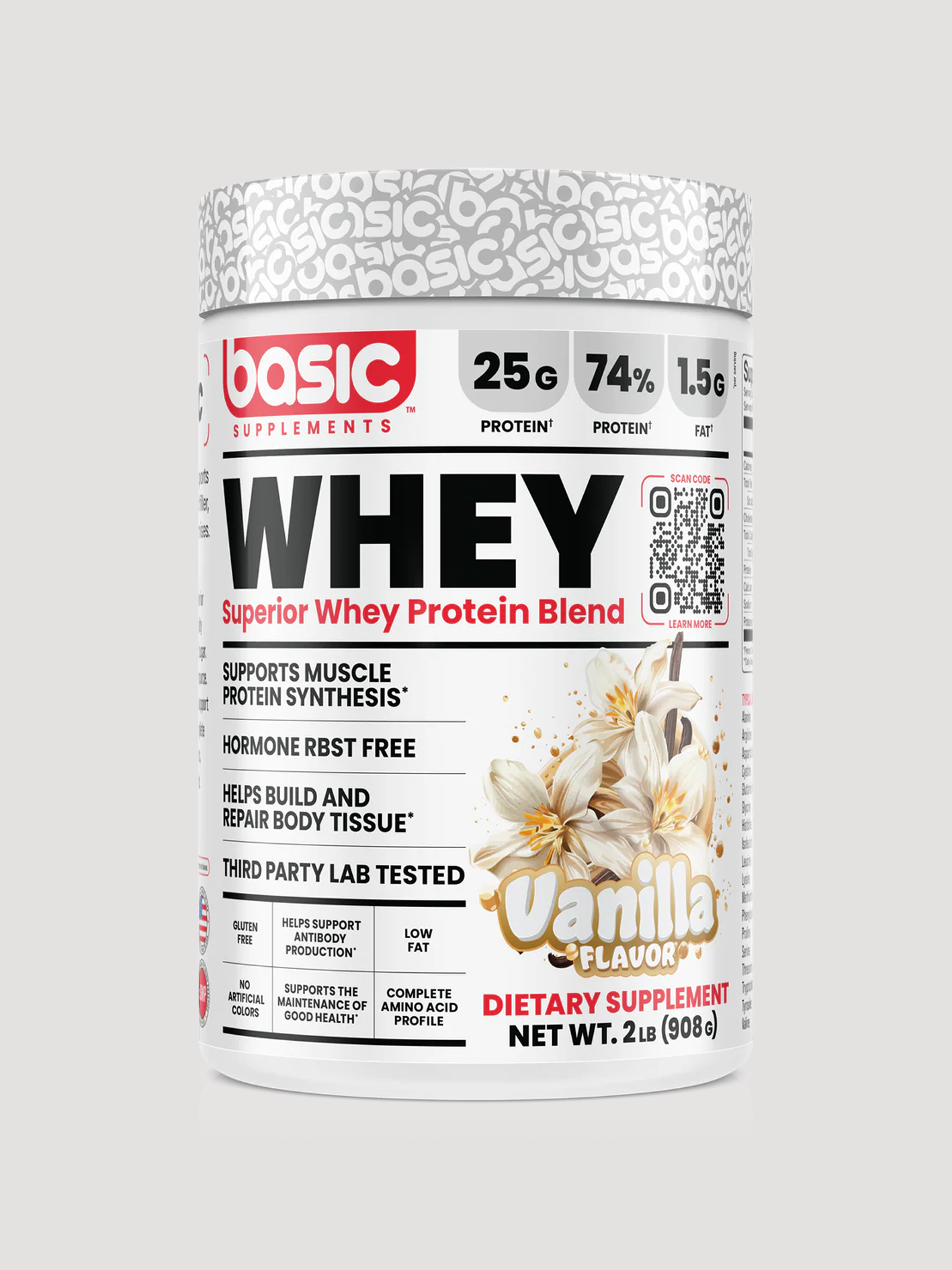 Basic Supplements Whey Protein (2LB)
