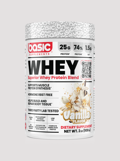 Basic Supplements Whey Protein (2LB)