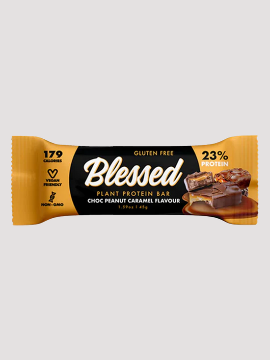 Blessed Plant Protein Bar-Snacks / Bars-EHP Labs-Choc Peanut Caramel-Club Bunker