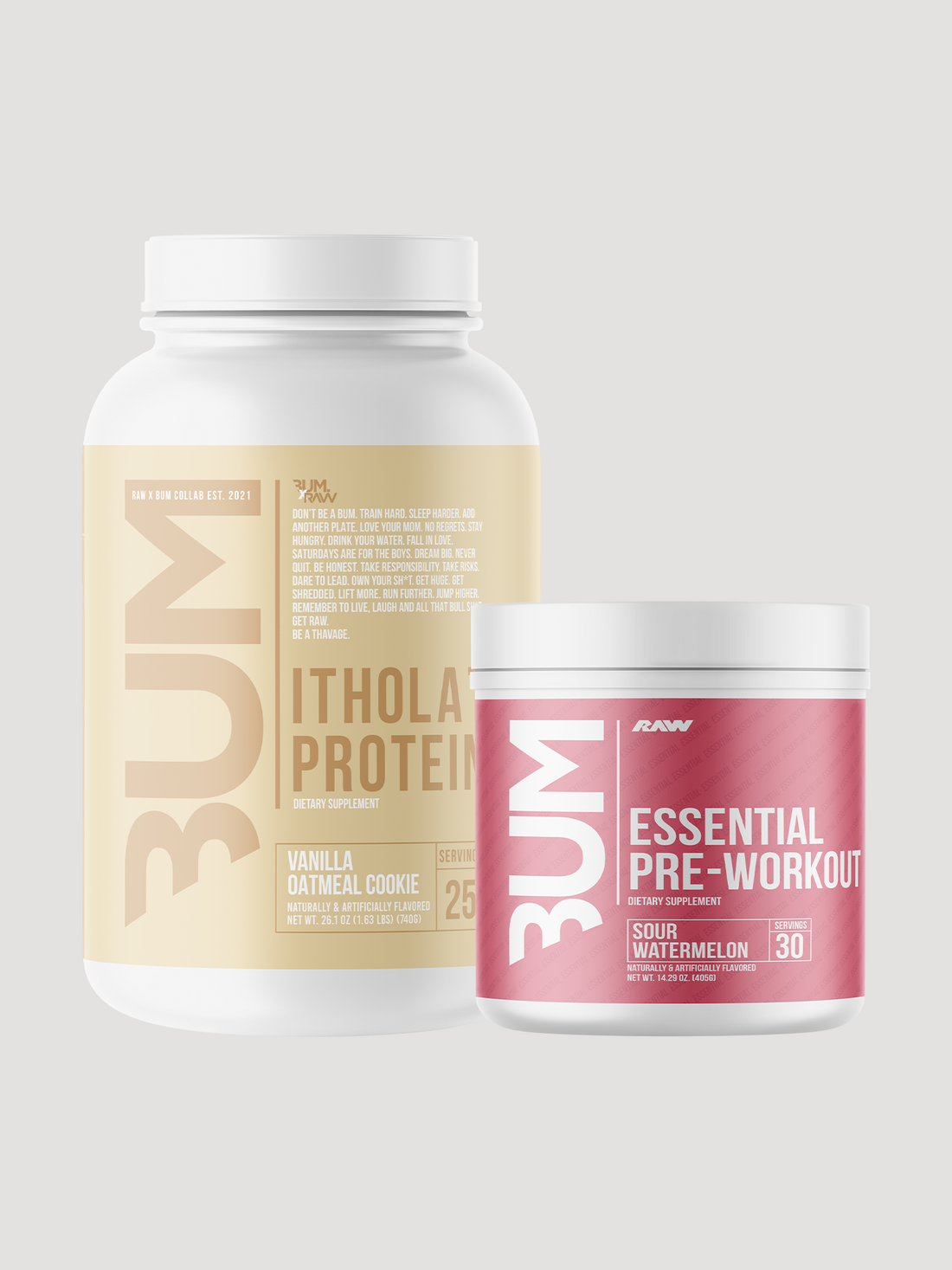 CBUM Essential Training Stack – Itholate + Pre Workout Bundle