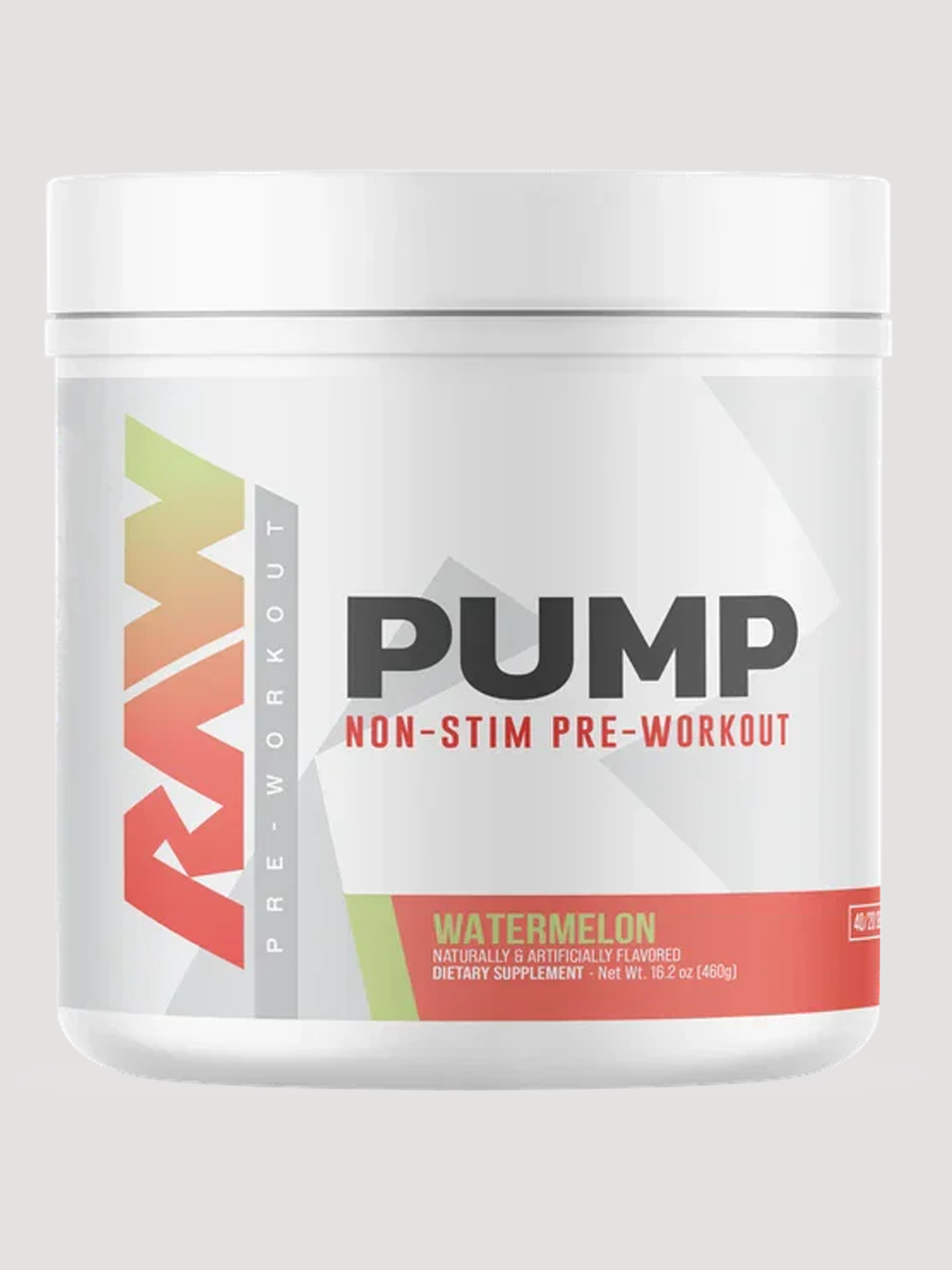 CBUM Raw Nutrition Pump Non-Stim Pre-Workout