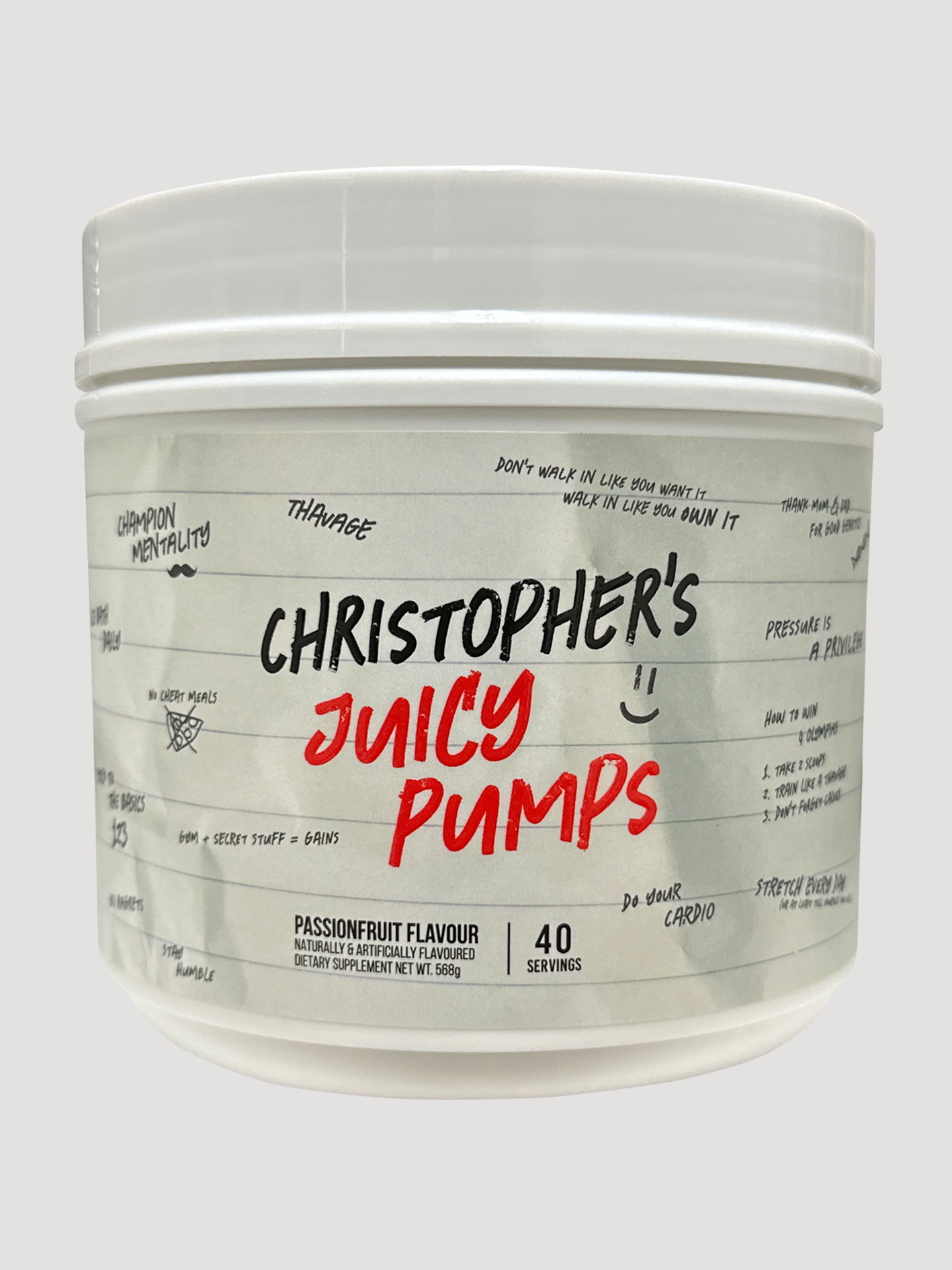 CBUM Raw Nutrition Pump Non-Stim Pre-Workout