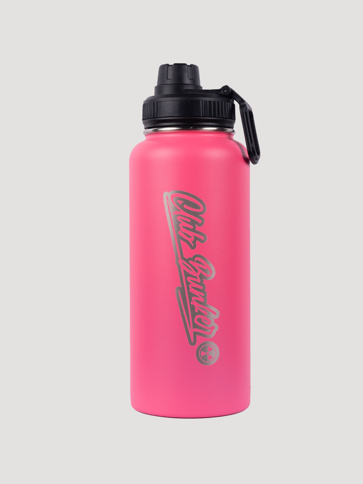 Club Bunker 1 Litre Steel Drink Bottle-Gym Essentials-Club Bunker-Pink-Club Bunker