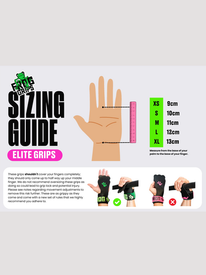 Frog Grips Elite 4.0 HD Fingerless – Chalk-Free Gymnastics Grips