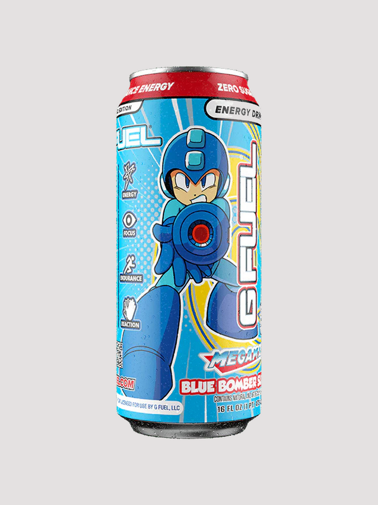 GFuel Energy Can RTD-Drinks & RTDs-G Fuel-Blue Bomber Slushie-Club Bunker