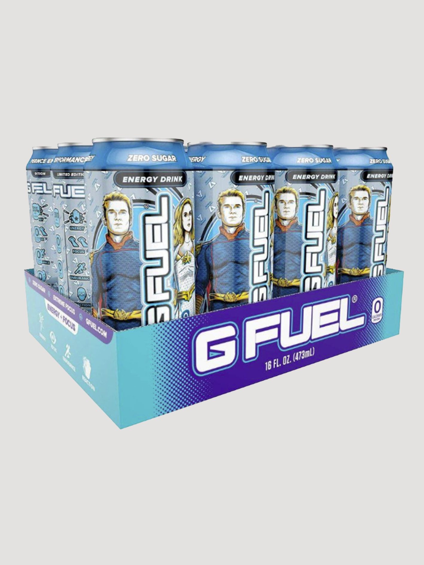 GFuel Energy Cans 12 Pack-Drinks &amp; RTDs-G Fuel-Compound V - The Boys-Club Bunker