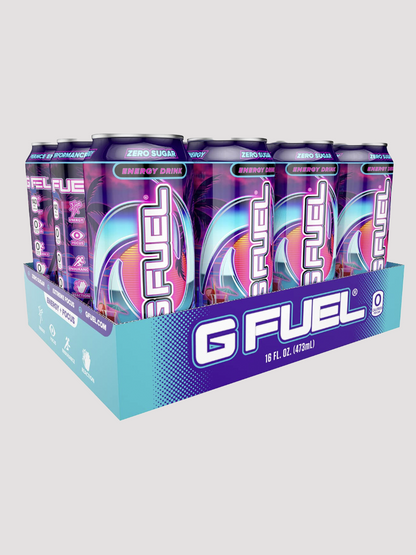 GFuel Energy Cans 12 Pack-Drinks &amp; RTDs-G Fuel-Miami Nights-Club Bunker