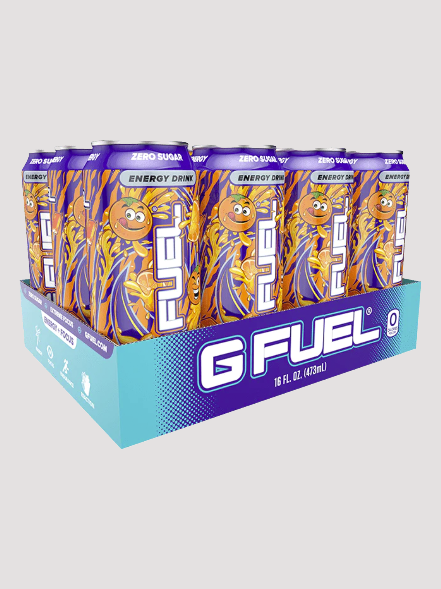 GFuel Energy Cans 12 Pack-Drinks &amp; RTDs-G Fuel-Orange Vibe-Club Bunker