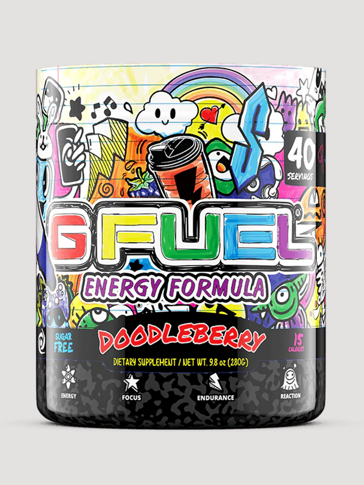 GFuel Energy Formula Powder Tub-Preworkout-G Fuel-Doodleberry-Club Bunker