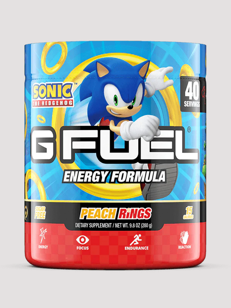 GFuel Energy Formula Powder Tub-Preworkout-G Fuel-Sonic Peach Rings-Club Bunker