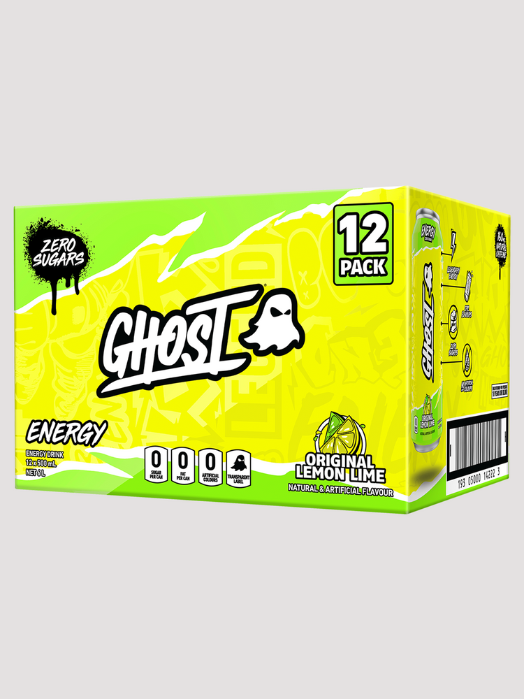 Ghost Energy RTD 12 Pack-Drinks & RTDs-Ghost-Lemon Lime (Citrus)-Club Bunker