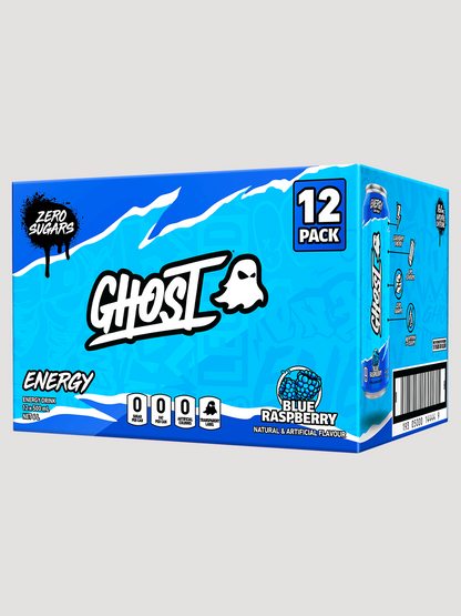 Ghost Energy RTD 12 Pack-Drinks &amp; RTDs-Ghost-Blue Raspberry-Club Bunker