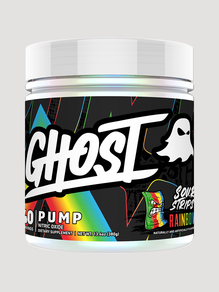 Ghost Pump V2-Preworkout-Ghost-Sour Strips Rainbow-Club Bunker