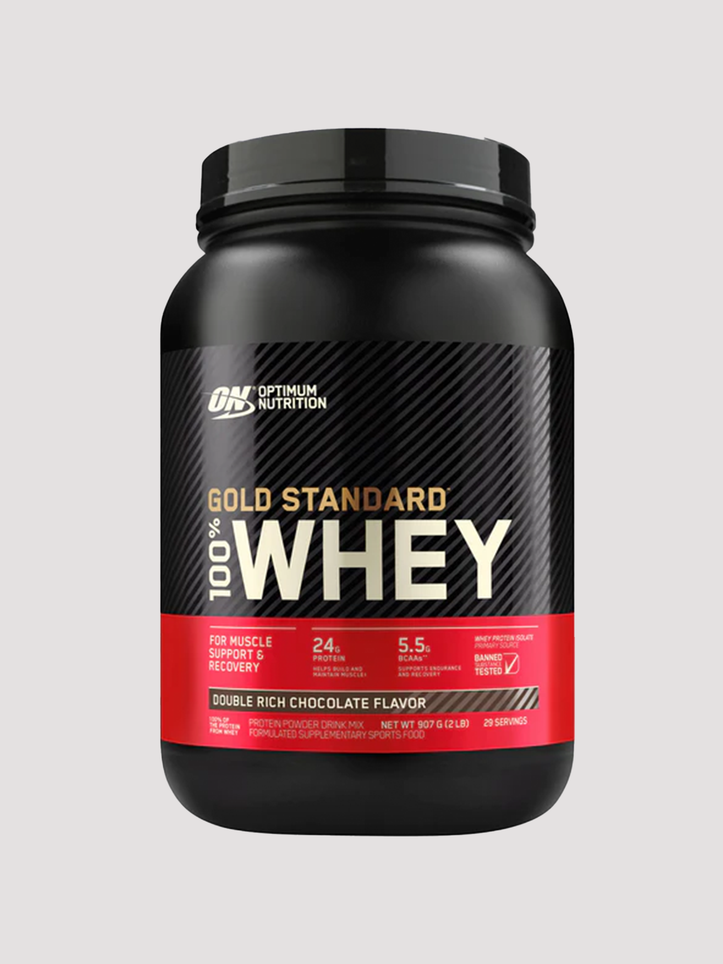 Gold Standard 100% Whey 2lb by Optimum Nutrition-Protein-Optimum Nutrition-Double Rich Chocolate-Club Bunker