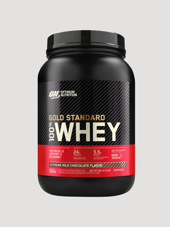 Gold Standard 100% Whey 2lb by Optimum Nutrition-Protein-Optimum Nutrition-Extreme Milk Chocolate-Club Bunker