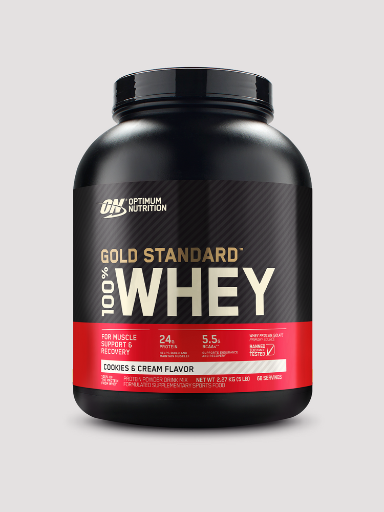 Gold Standard 100% Whey 5lb by Optimum Nutrition-Protein-Optimum Nutrition-Cookies & Cream-Club Bunker