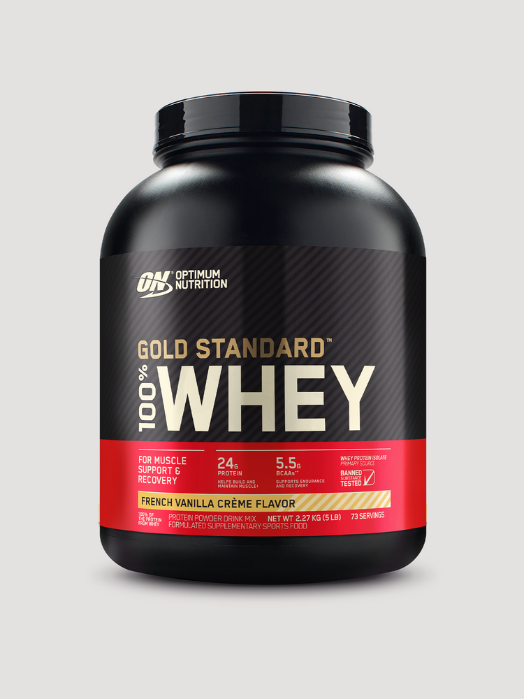 Gold Standard 100% Whey 5lb by Optimum Nutrition-Protein-Optimum Nutrition-French Vanilla Crème-Club Bunker