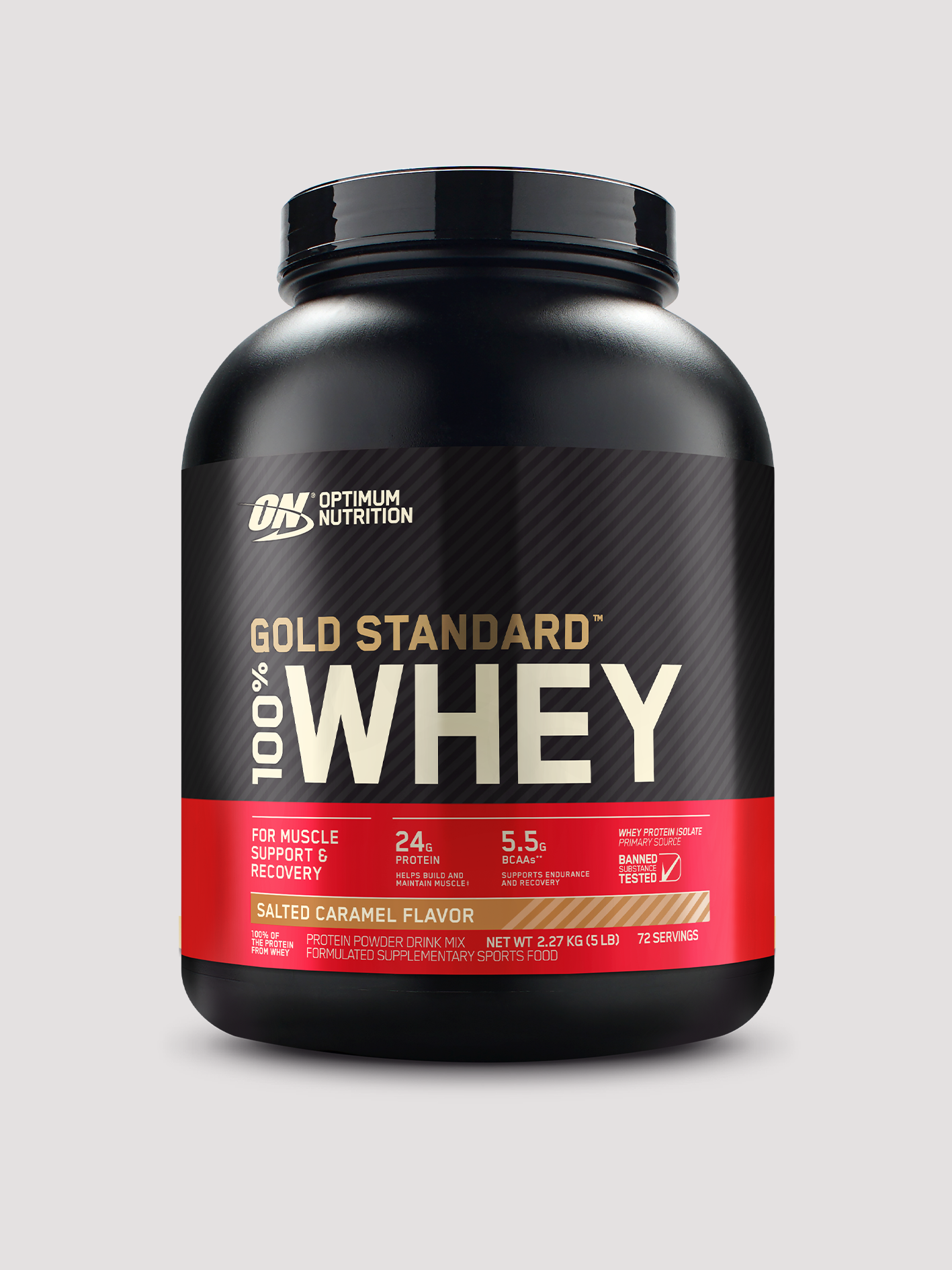 Gold Standard 100% Whey 5lb by Optimum Nutrition-Protein-Optimum Nutrition-Salted Caramel-Club Bunker