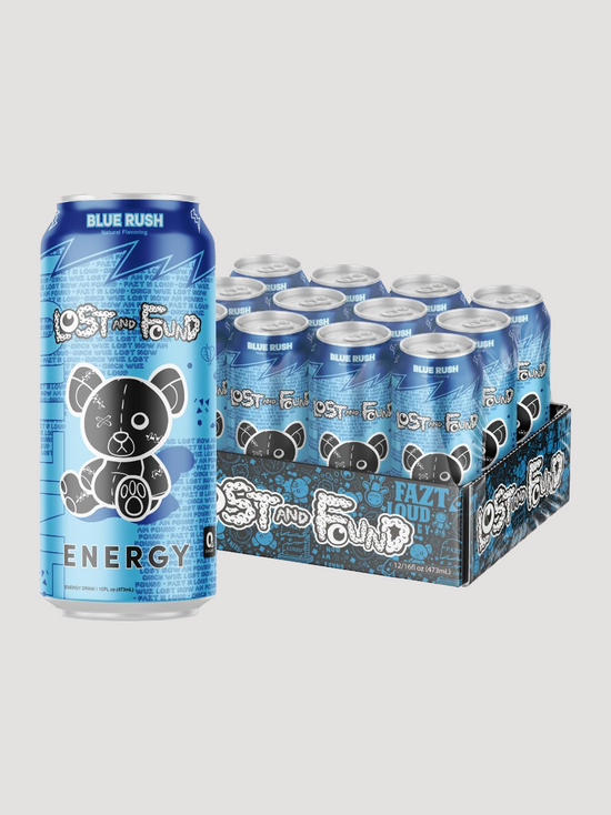 Lost & Found Energy RTD 12 Pack-Drinks & RTDs-Lost & Found-Blue Rush-Club Bunker
