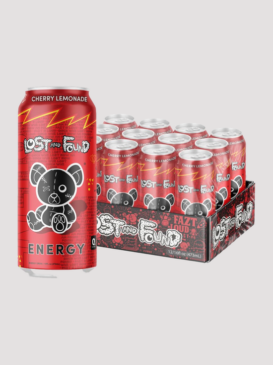 Lost & Found Energy RTD 12 Pack-Drinks & RTDs-Lost & Found-Cherry Lemonade-Club Bunker