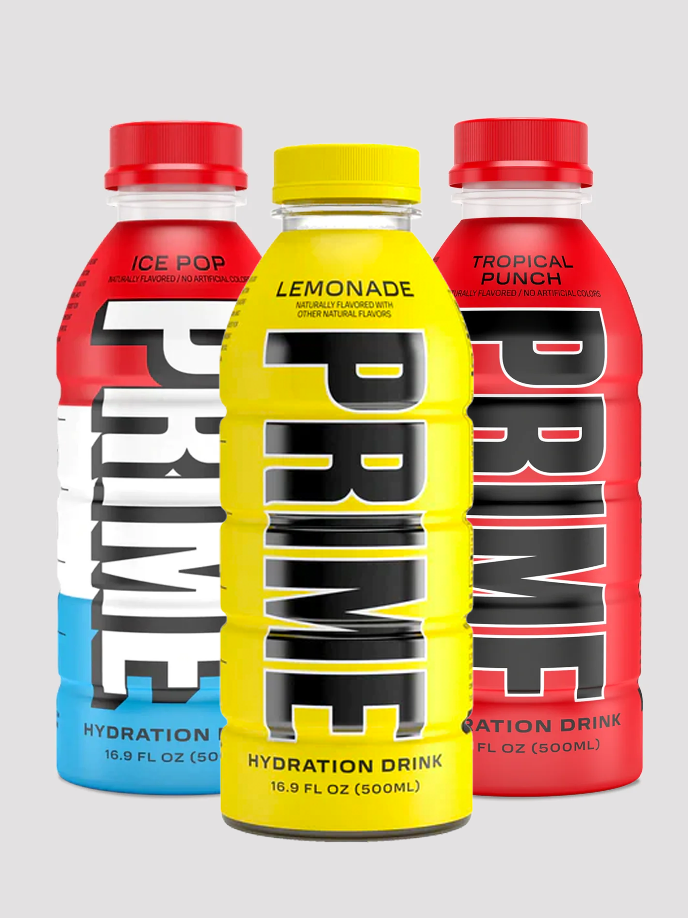 Prime Hydration - 500ml-Drinks & RTDs-Prime-Lemonade / Ice Pop / Tropical 3 pack-Club Bunker