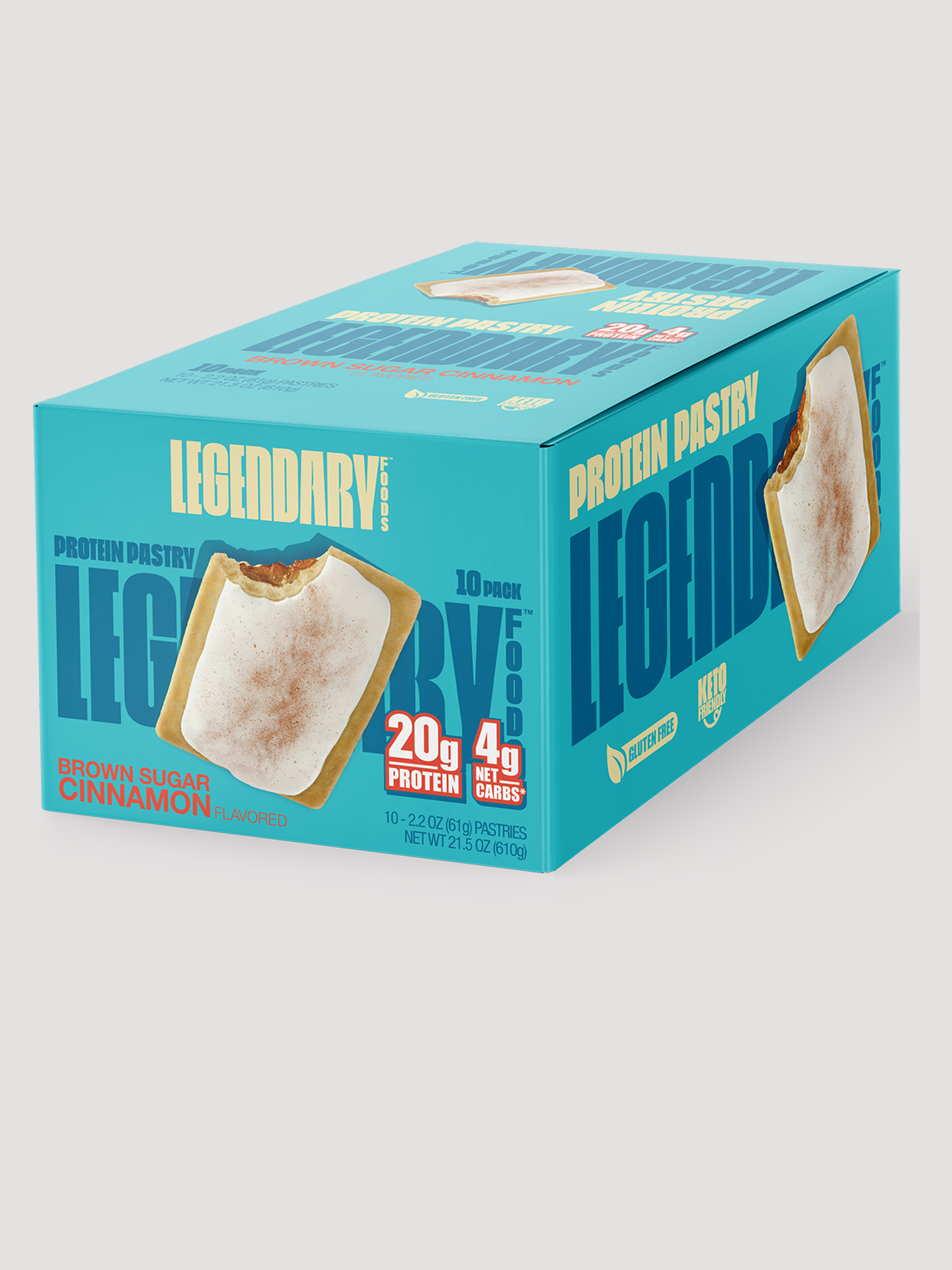 Protein Pastry by Legendary Food (61g) - 10 Pack