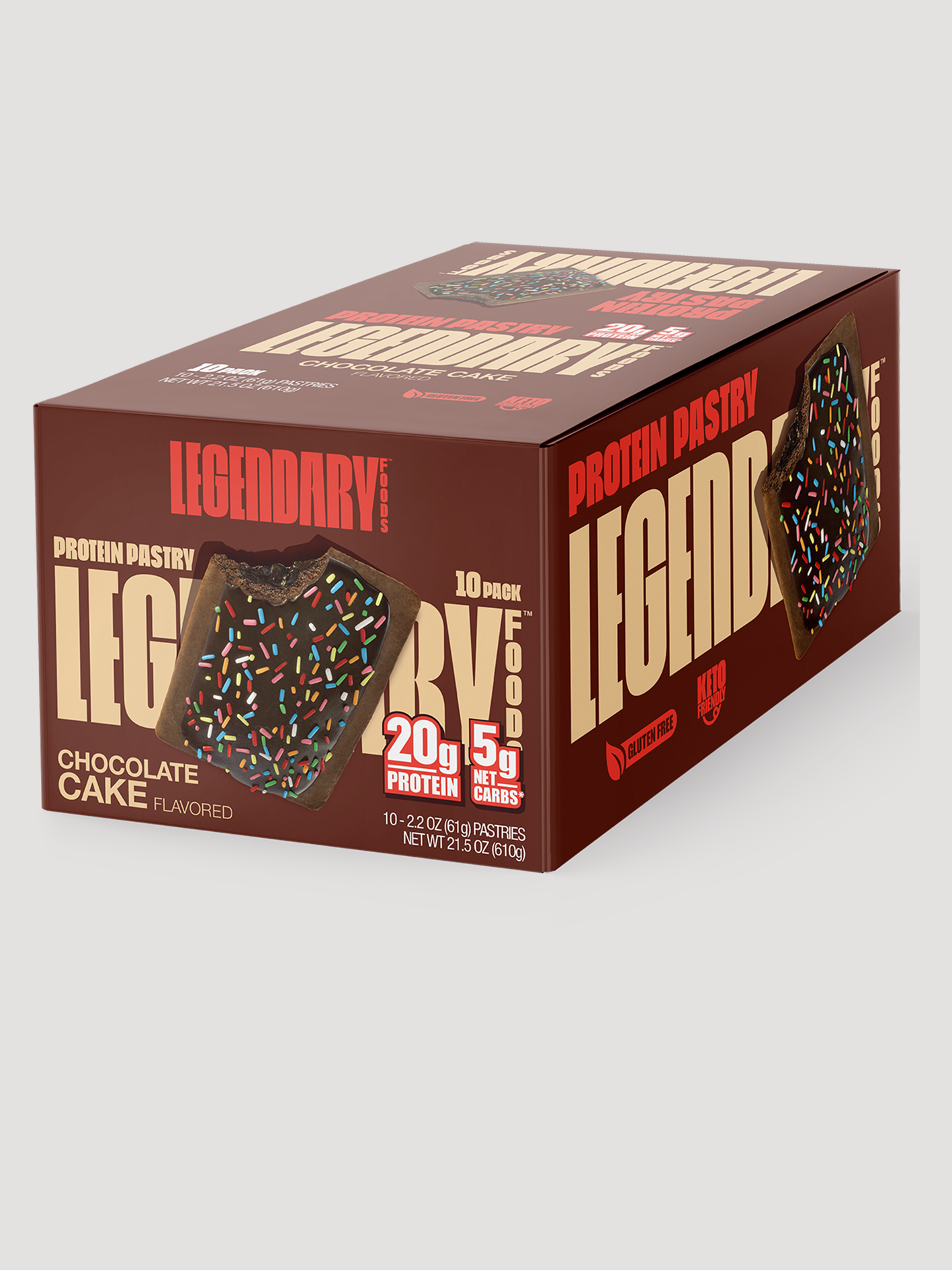 Protein Pastry by Legendary Food (61g) - 10 Pack