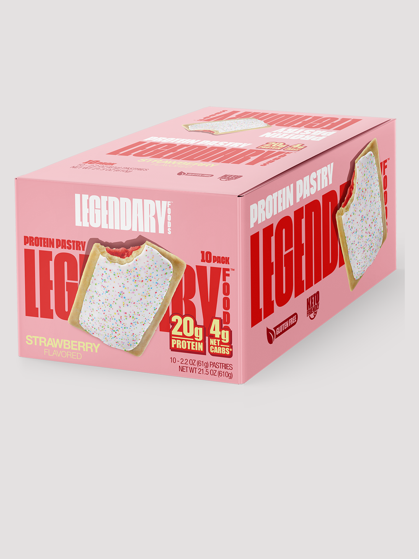Protein Pastry by Legendary Food (61g) - 10 Pack