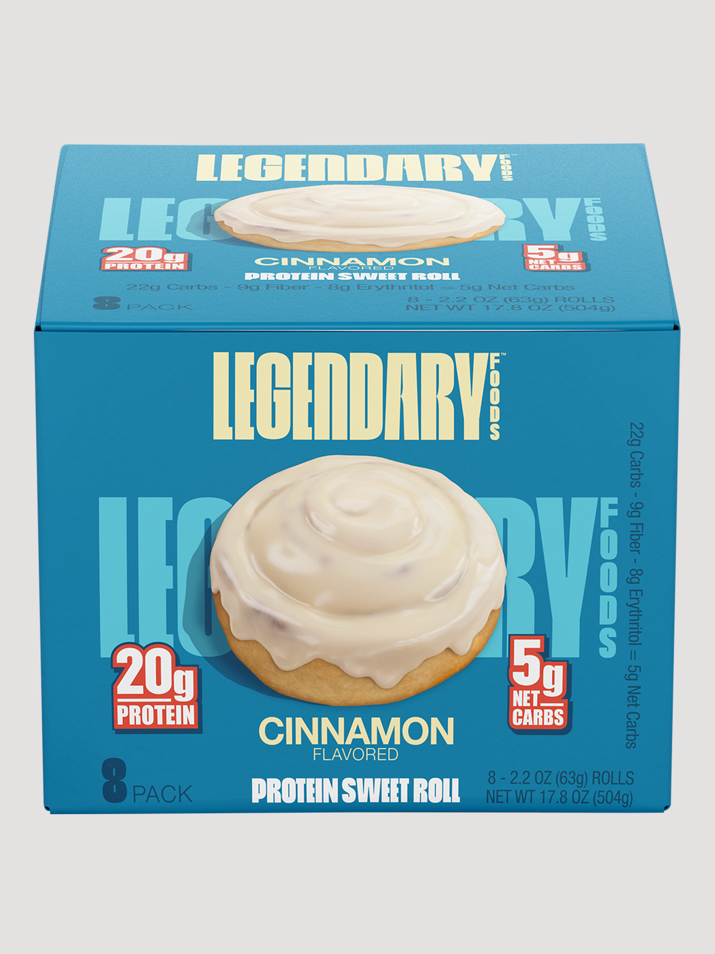 Protein Sweet Roll by Legendary Foods (67g) - 8 Pack