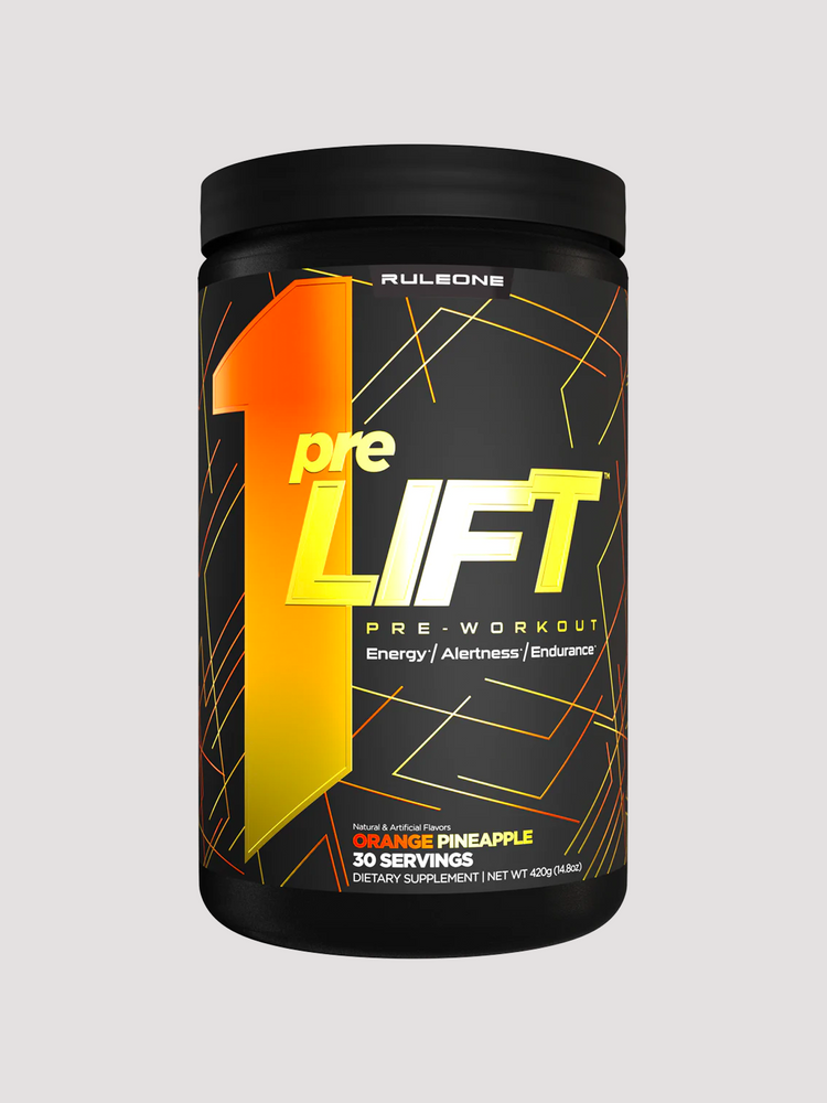 r1 Pre Lift Preworkout by Rule 1 (30 Serve)-Preworkout-Rule1-Orange Pineapple-Club Bunker