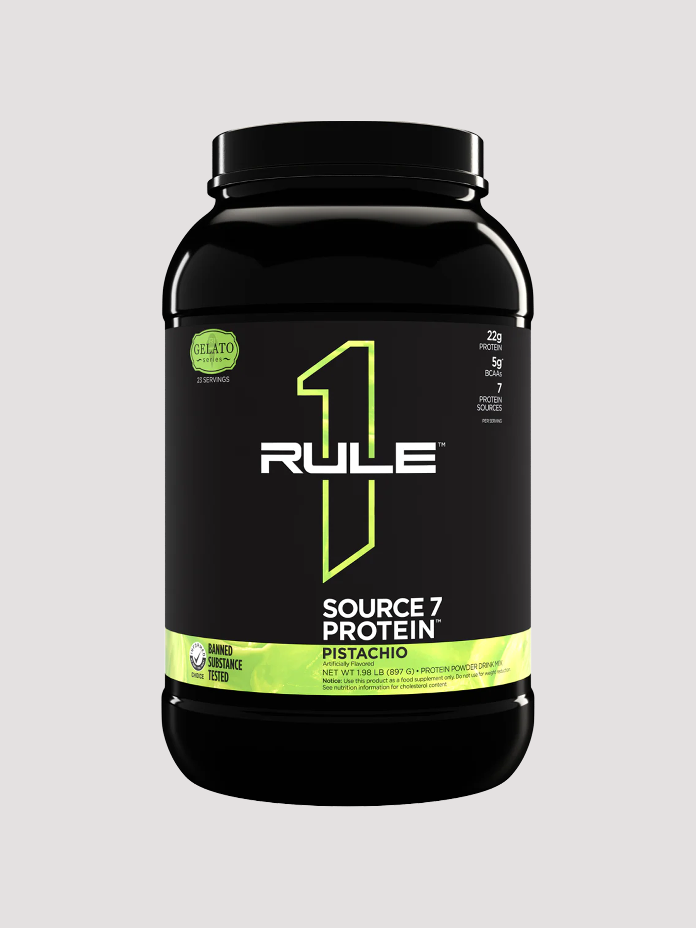 R1 Source7 Protein Powder by Rule1-Protein-Rule1-Pistachio Gelato-Club Bunker