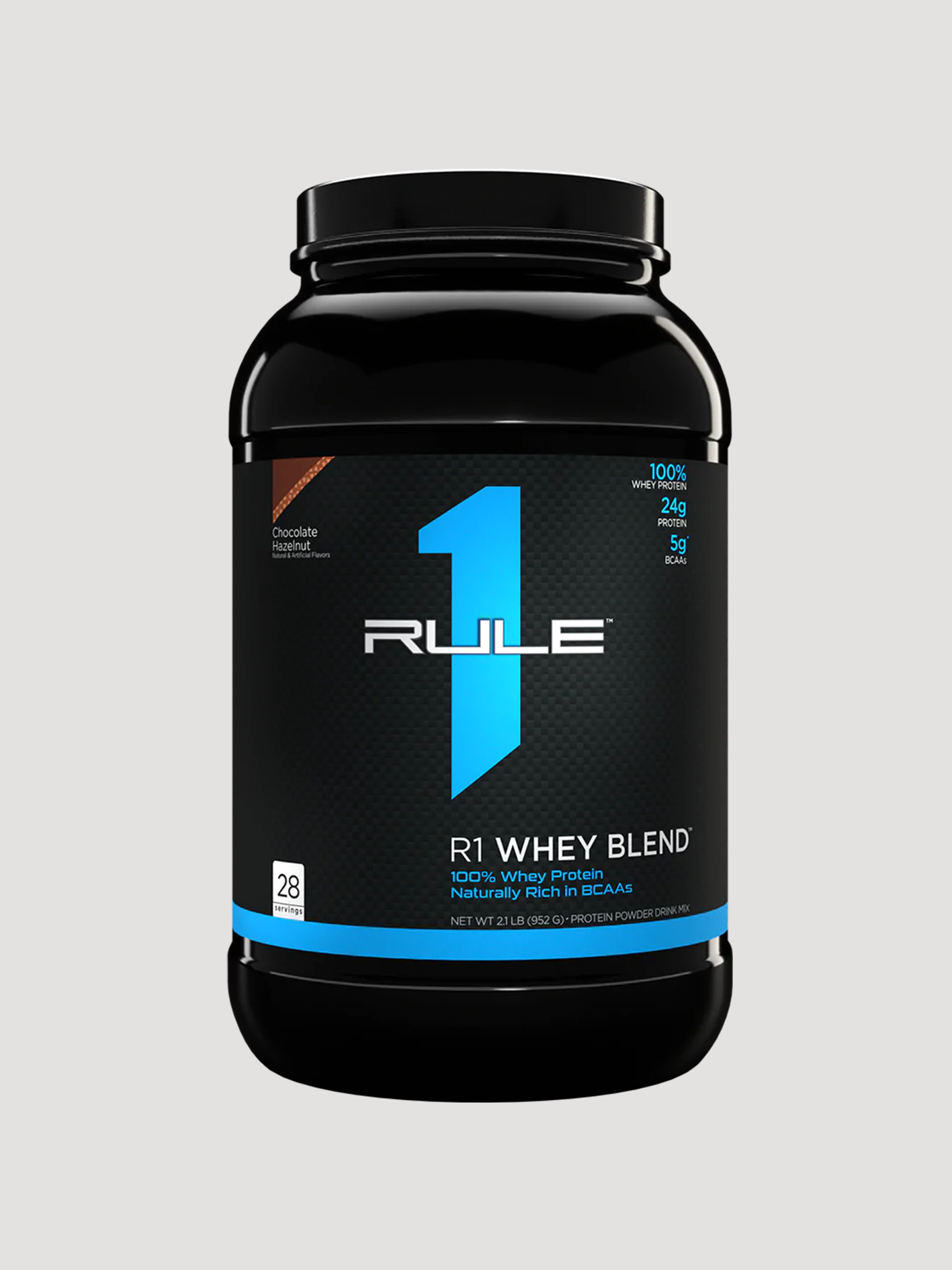 R1 Whey Blend Protein Powder 2lb by Rule1-Protein-Rule1-Choc Hazelnut-Club Bunker